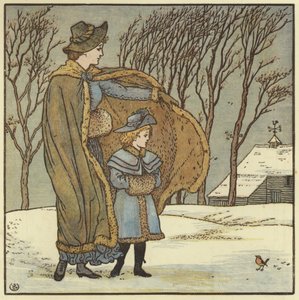 El viento del norte sopla de Walter Crane